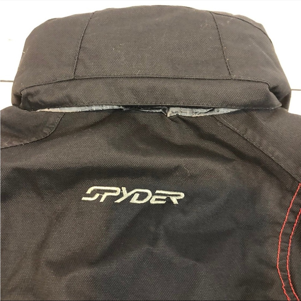 Spyder Black Ski Jacket Spyder-kids Size 14 - Picture 4 of 12